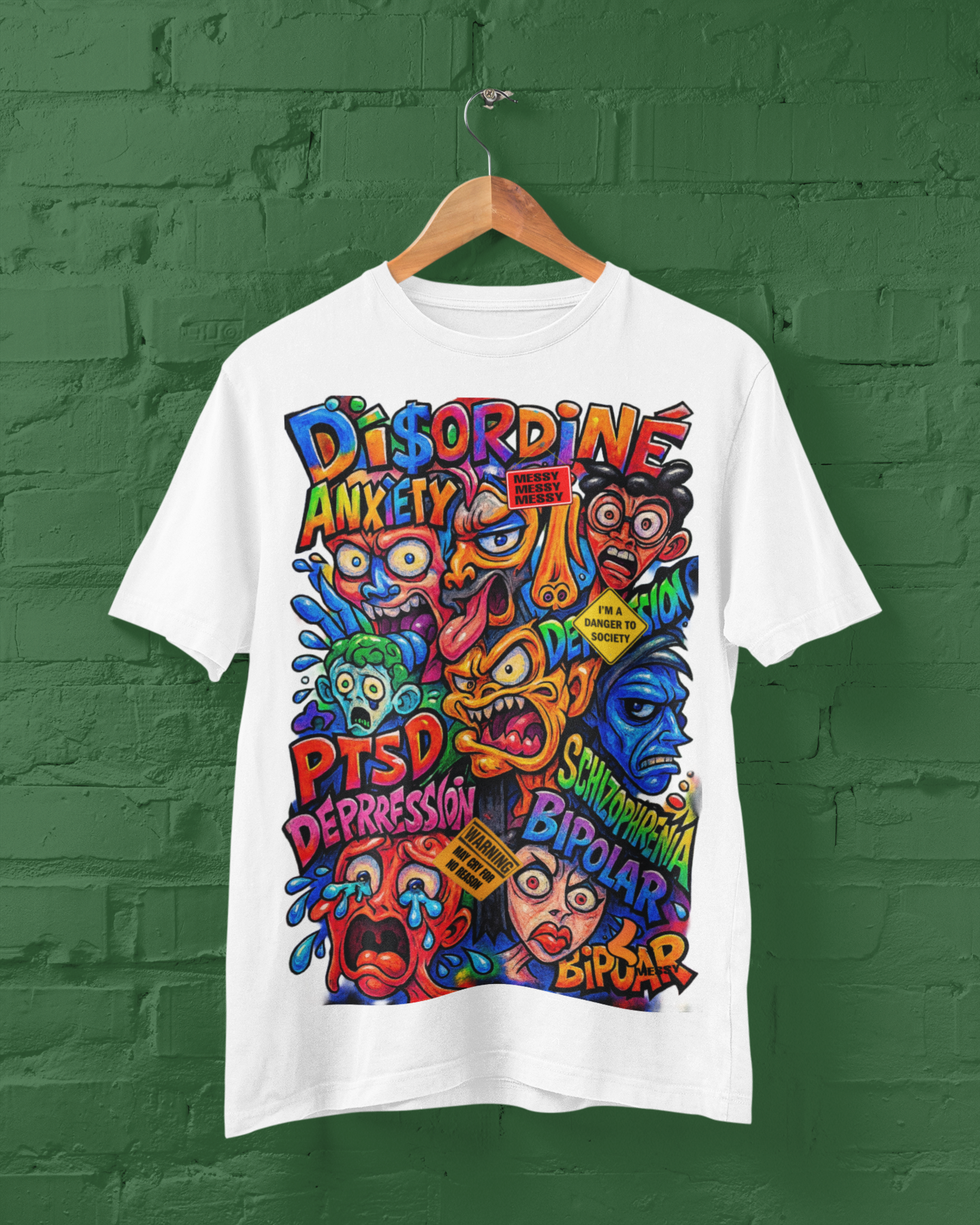 Anxiety Tee - White
