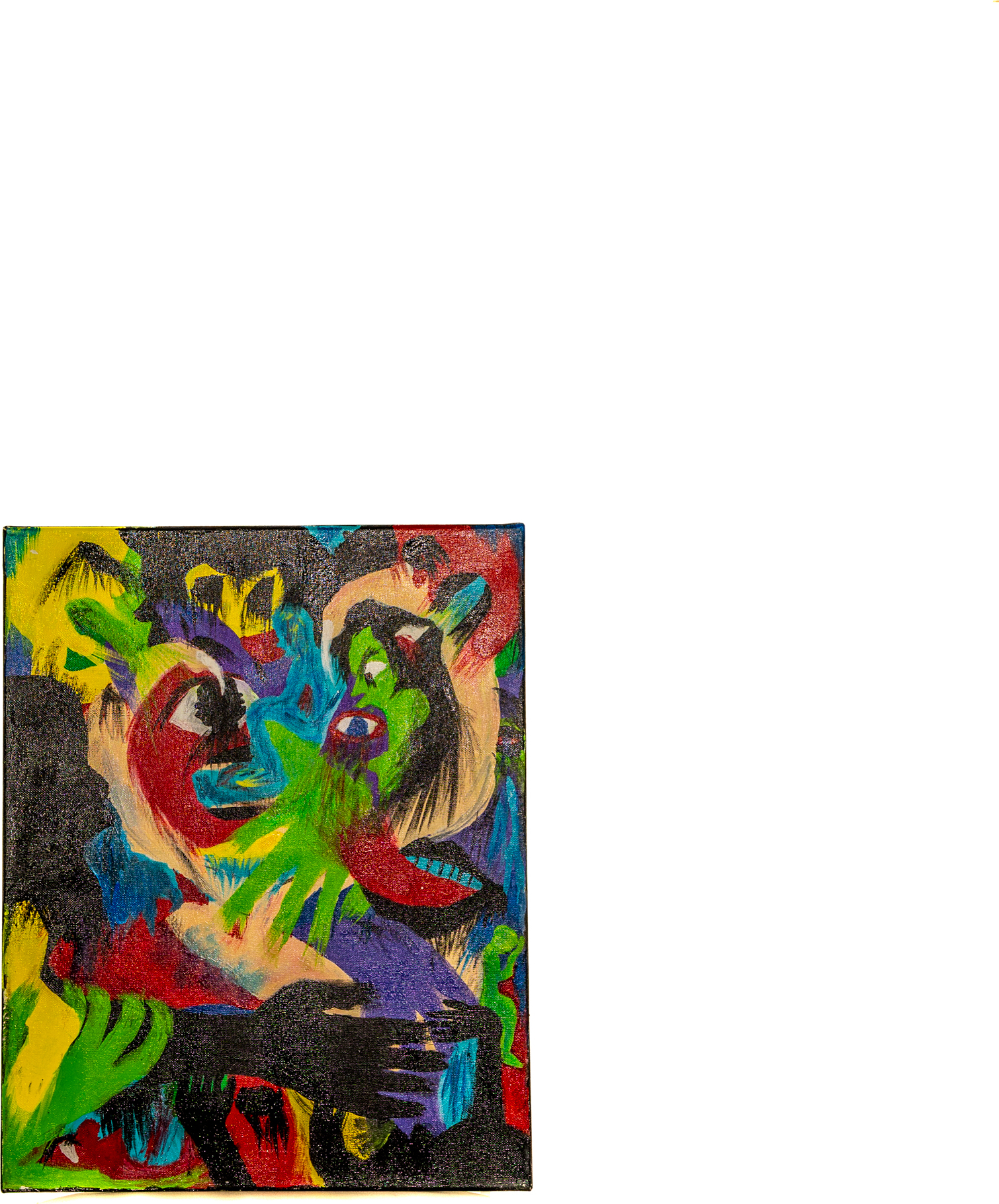 Colorful mental health awareness painting by Franco