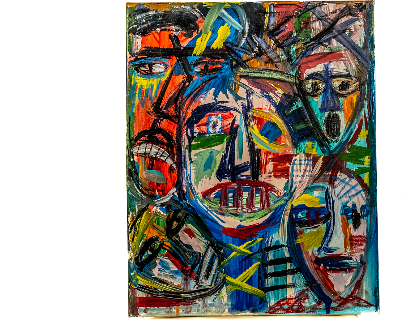 Expressive mental health themed painting by Franco