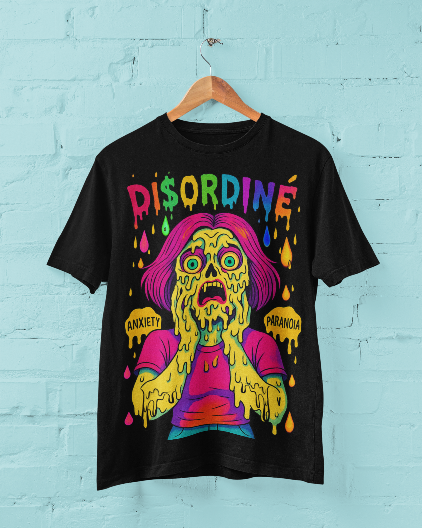 I'm Melting Tee - Black