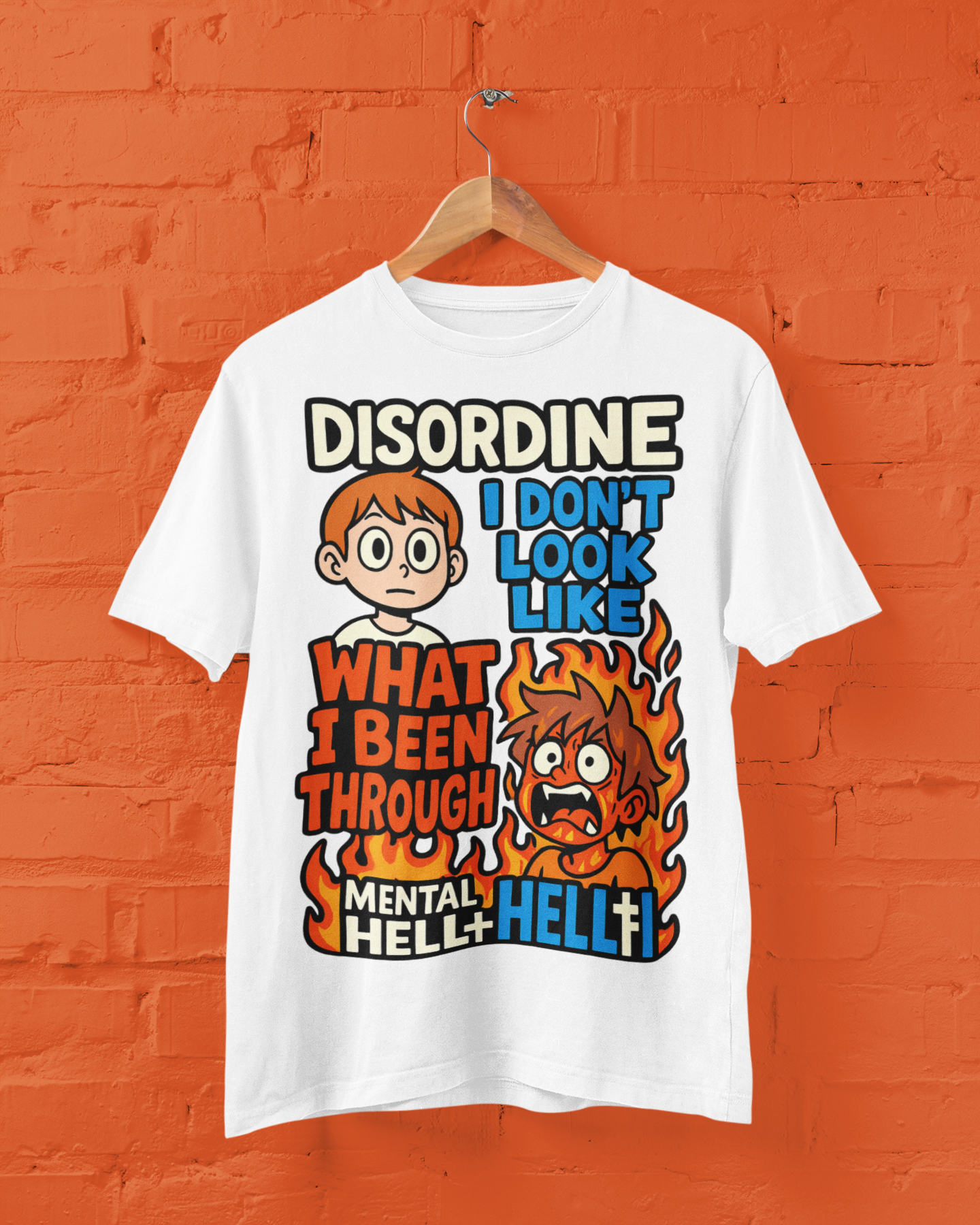 Mental Hell Tee - White