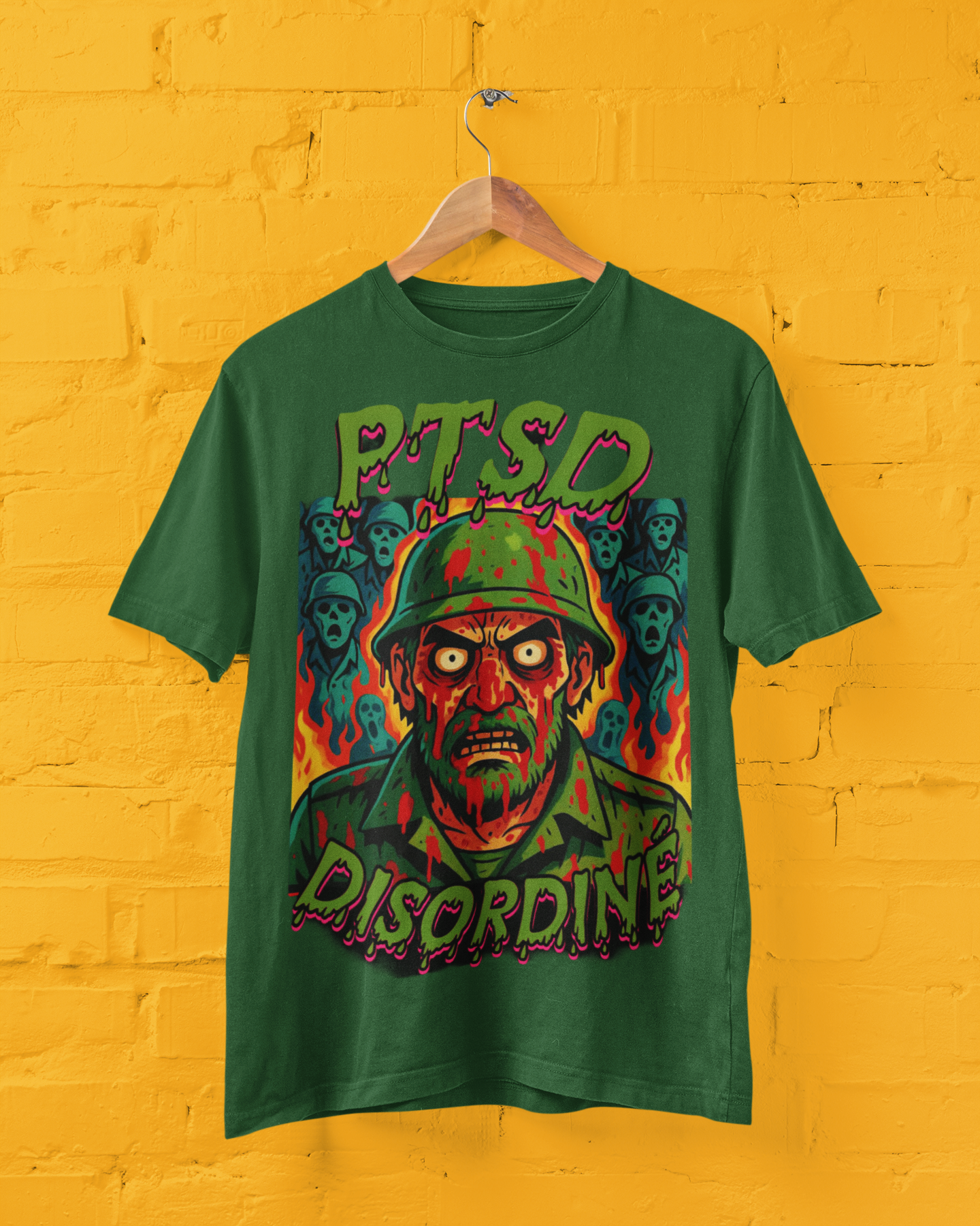 PTSD Tee - Forest Green
