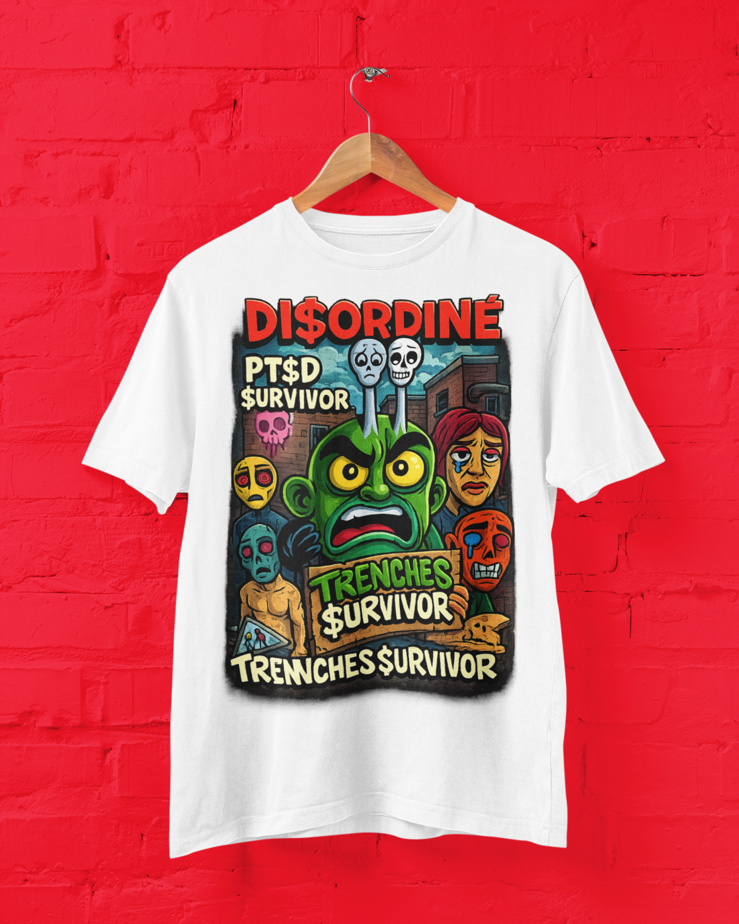 Trenches Survivor Tee - White