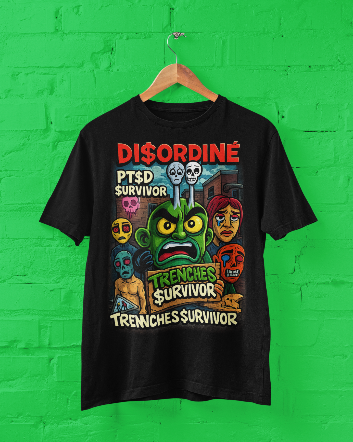 Trenches Survivor Tee - Black